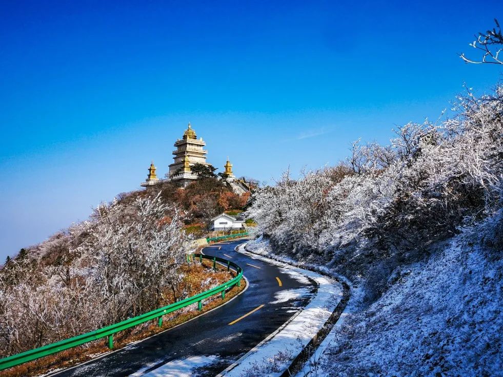 欢迎您冬季到大洪山看冰雪