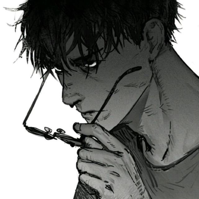 动漫头像男生黑化头像有时候眼神是藏不住的