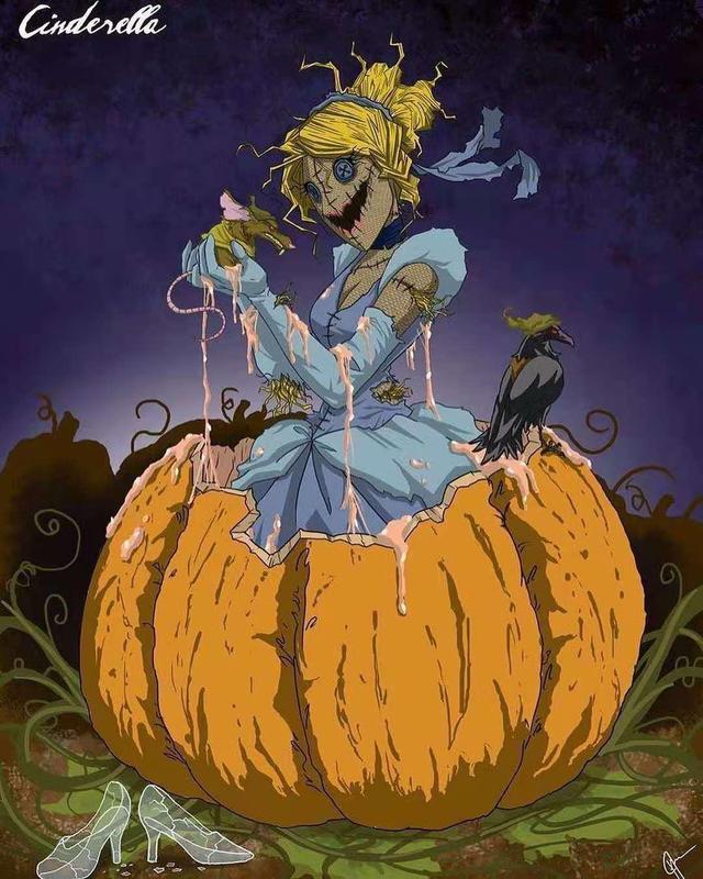 暗黑系的迪士尼公主为了心爱之人我甘愿堕入黑暗