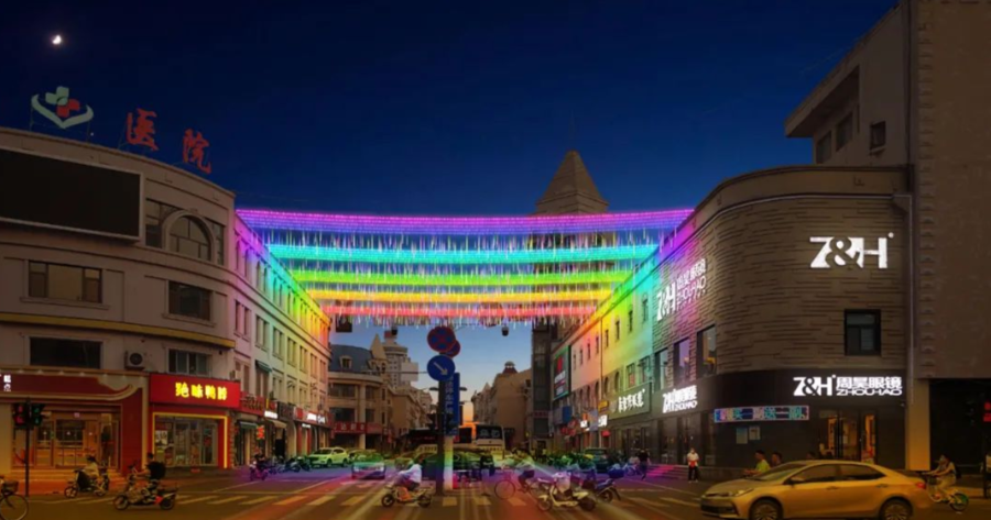 淄博步行街再次变身,打造24小时营业"美食城"