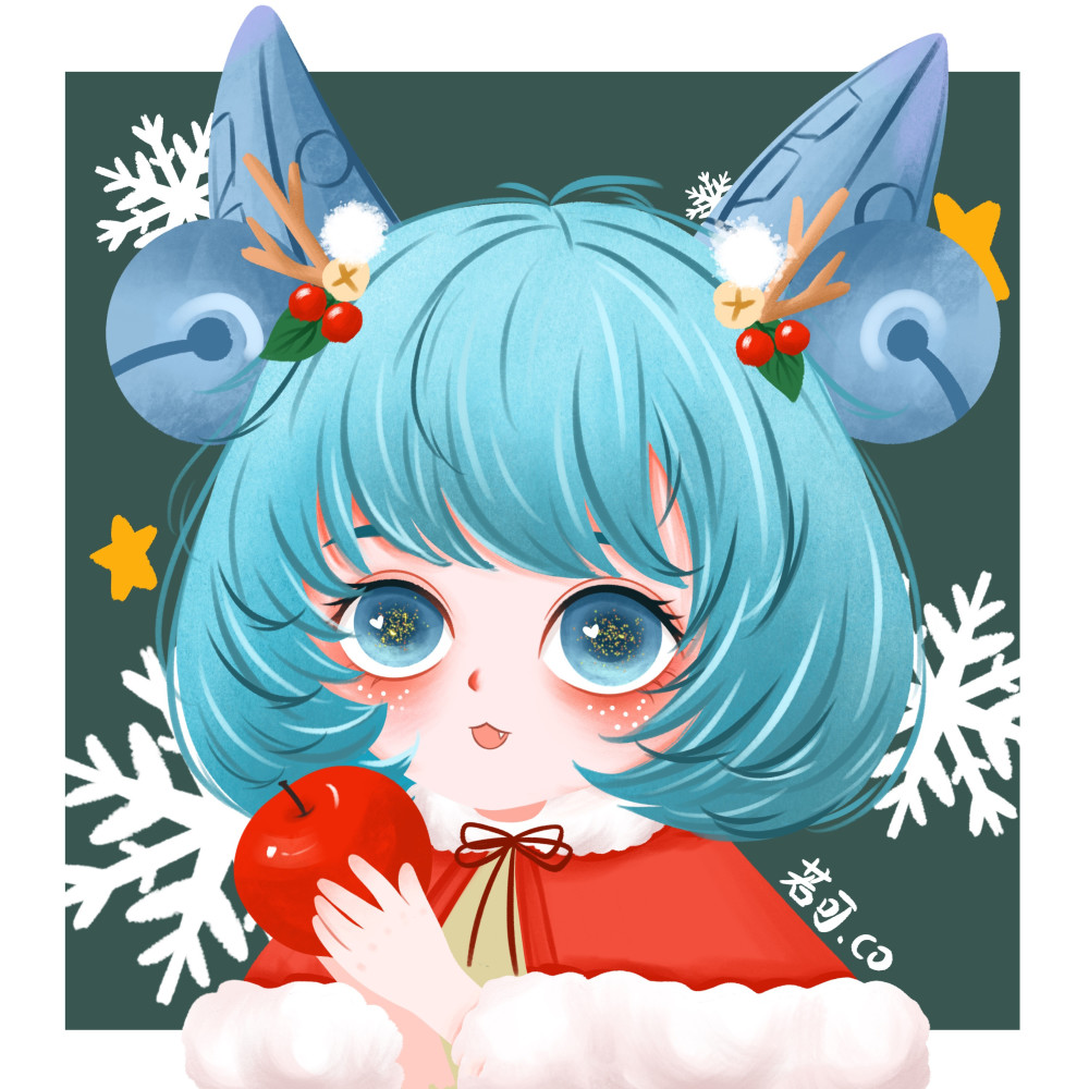 可爱王者荣耀头像圣诞头像