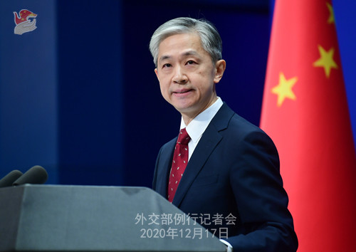 外交部：嫦娥五号标志着中国航天向前迈出的一大步