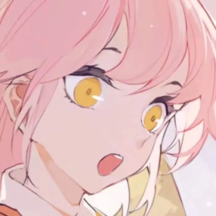 动漫女头|二次元粉发头像 粉毛 动漫女生头像_腾讯新闻