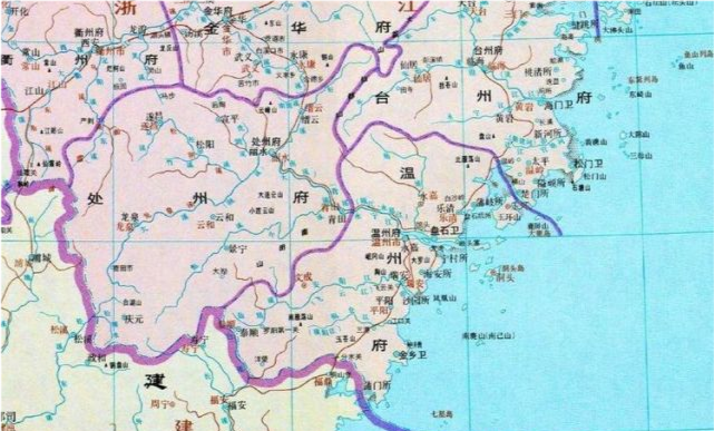 明朝时期浙江七个以州为名的府现在六座为地级市一座彻底消失