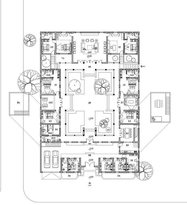 为了乡下奶奶,广东小伙拆掉3座土房,建造了一栋315㎡四合院_腾讯新闻