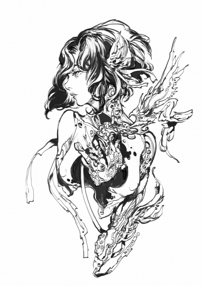 赛博人设爱好者 游戏画师作品欣赏100期woo kim