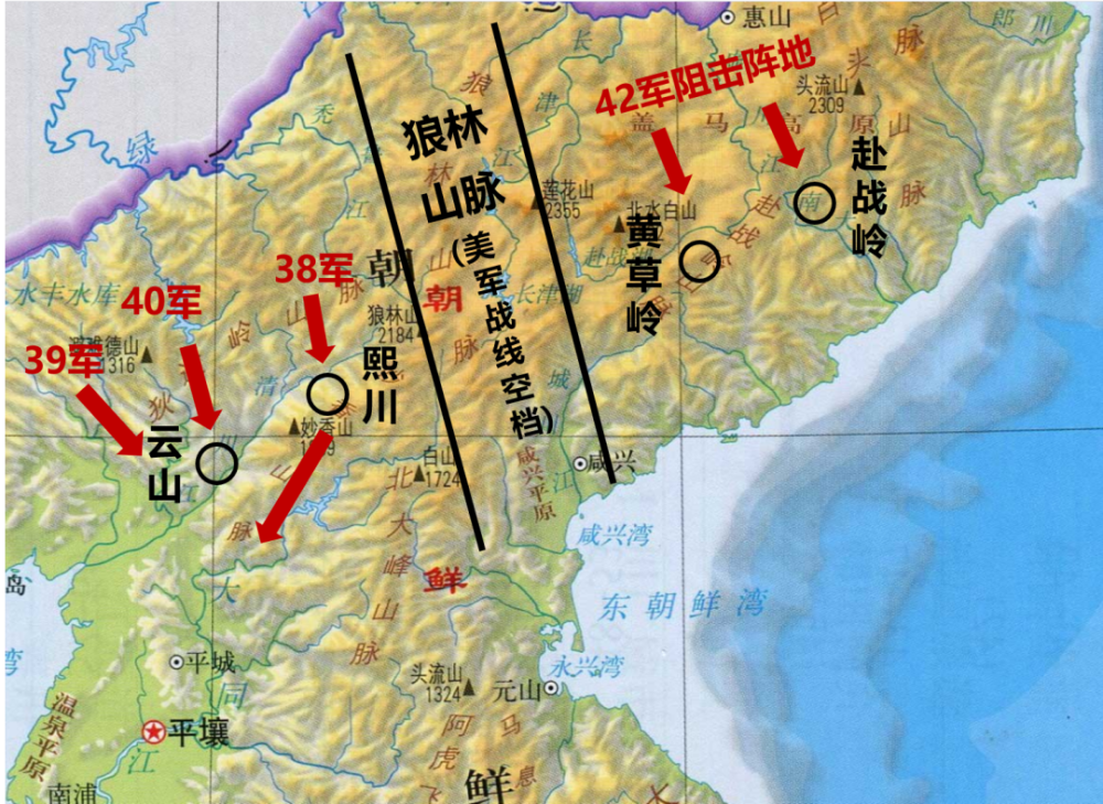 第一次战役志愿军作战计划图(来源:公众号猫哥的视界)这一战后,中国人