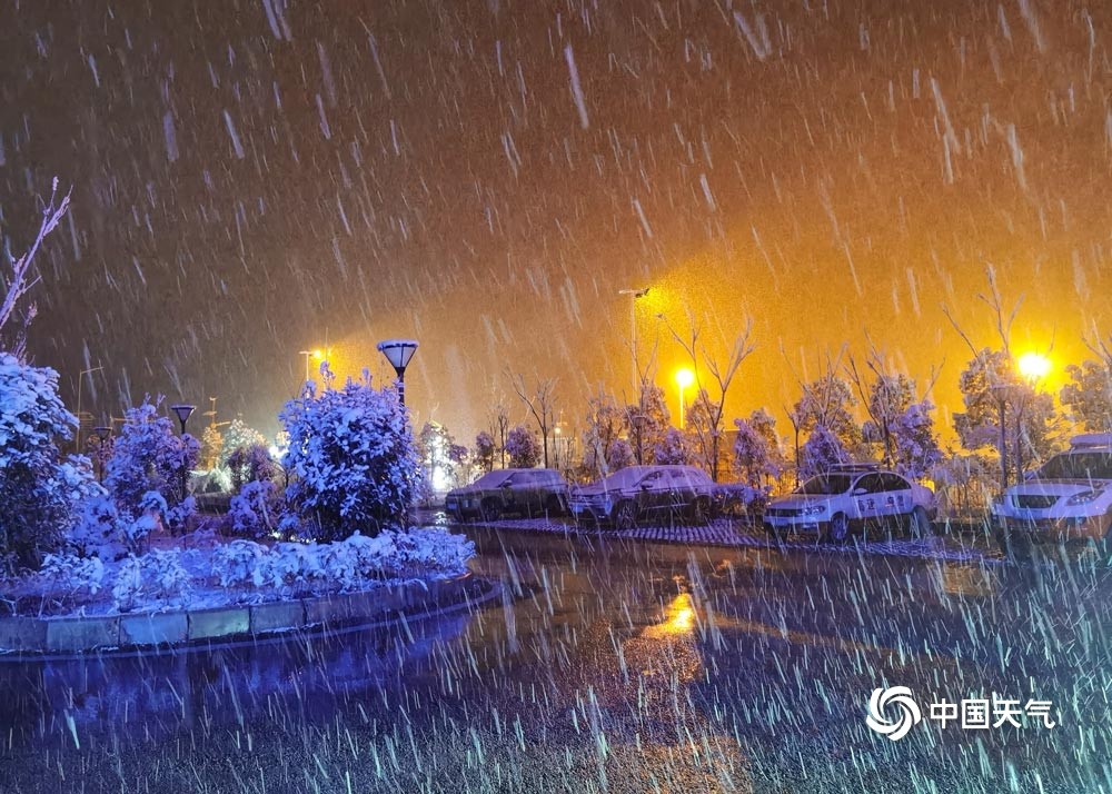 贵州六盘水雪景图片