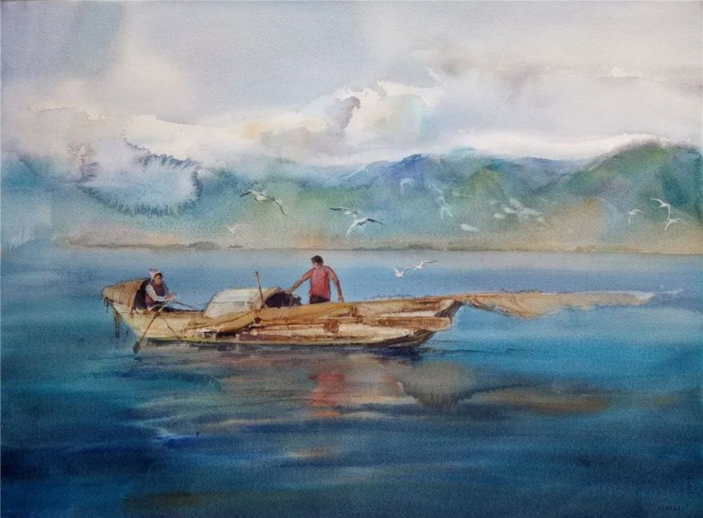 在这组水彩画里读懂大理