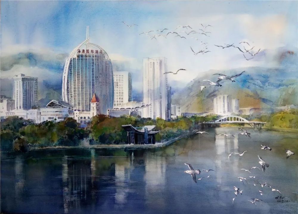在这组水彩画里读懂大理