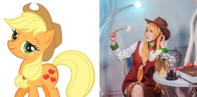 彩虹小马也能出cos看见柔柔变成真人感觉还挺奇妙的