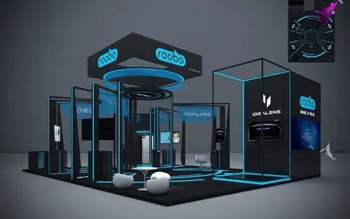 展览设计创意课线条在展台设计上的运用