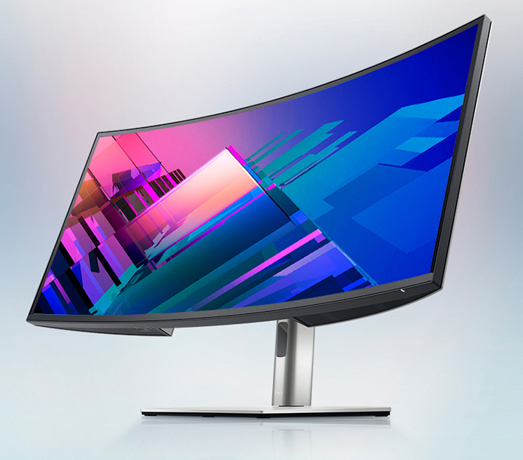 据介绍,这款戴尔u3421we配备了一块超宽34英寸ips面板,1900r曲率,3440