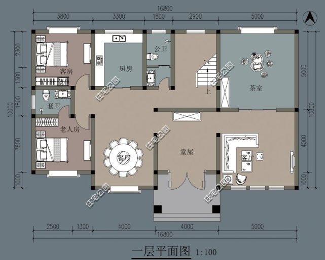 回农村建房开间16米进深10米怎么设计比较好