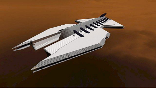 我的世界史上最大飞船拥有7对翅膀浮空长度突破千米