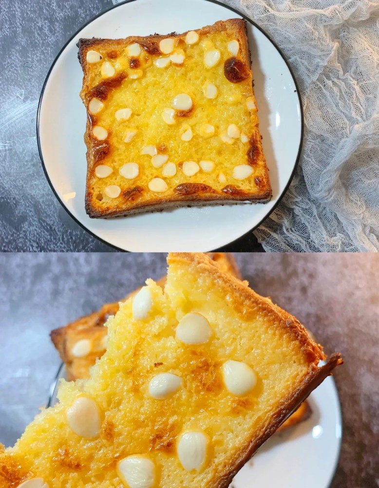 简单又高颜值的岩烧乳酪面包,成本4块钱不到,比外面买的还好吃!