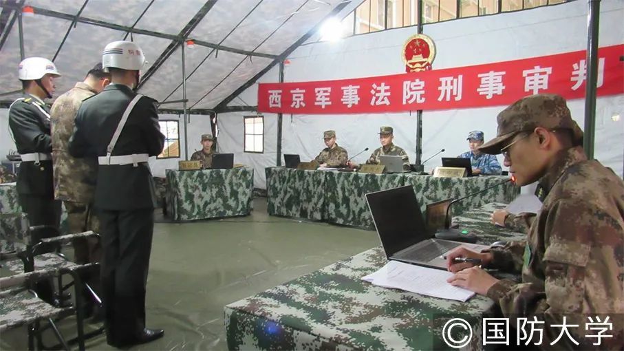 模拟法庭宣判北部战区某军事法院院长现场观摩指导,对这种全流程的
