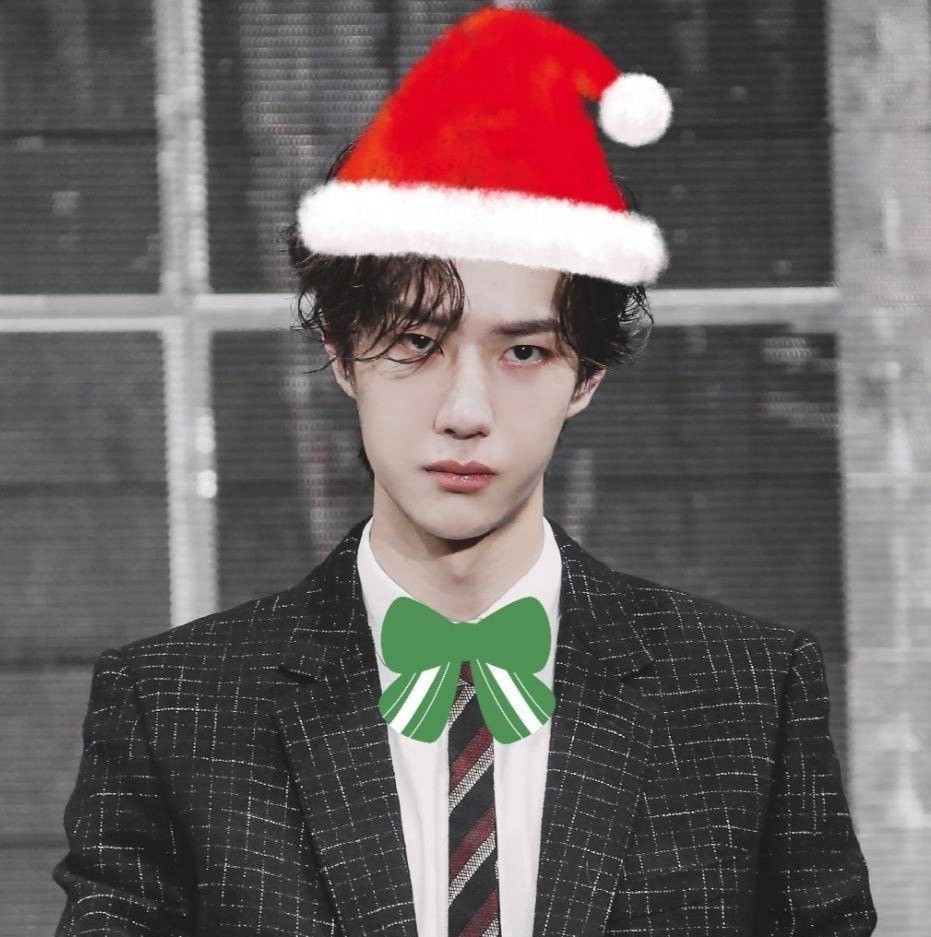 王一博肖战圣诞壁纸头像,可爱到想一个小时换一个 - 肖战可爱头像