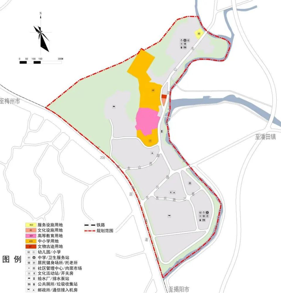 豐順縣城將大改造詳細規劃出爐總用地面積969300m05