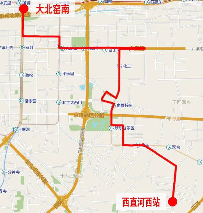 下周六北京新开多条公交线次渠西北旺等地接驳地铁方便了