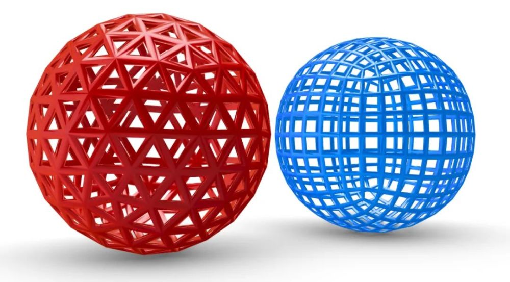 grasshopper球体表面三角镂空和四边镂空