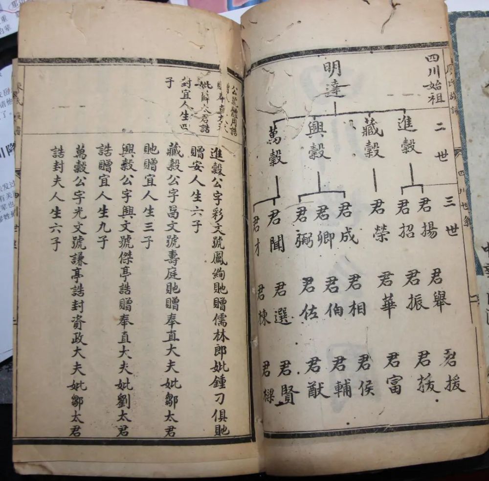 明达公石板滩《廖氏族谱》记载,除实蕃公祠,新河堰体用祖祠,简阳孙家