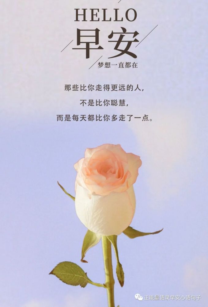 1月6日早安心语|正能量有深度的早安句子,催人奋进的早安励志说说
