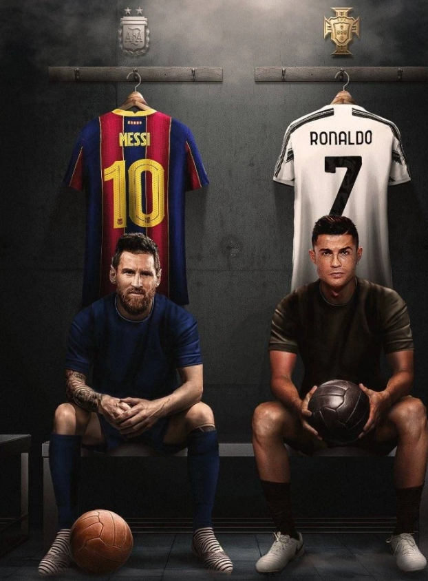 c罗,梅西同时超越贝利,命运安排,让二人注定成为传奇