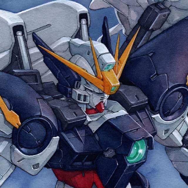 模玩控:手绘高达插画,你最想用哪张做头像呢?_腾讯新闻