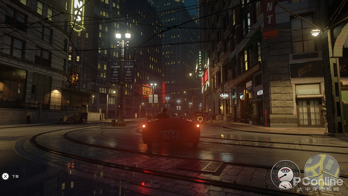 灯红酒绿的夜景被刻画的非常细致,画面效果丝毫不输当下的任何游戏