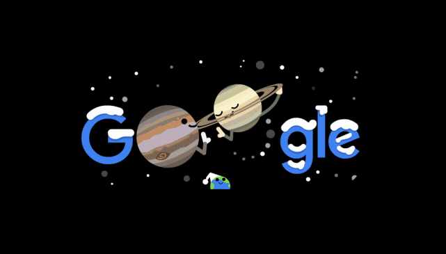 打开腾讯新闻,查看更多图片 >2020年12月21日,google 推出doodle庆祝