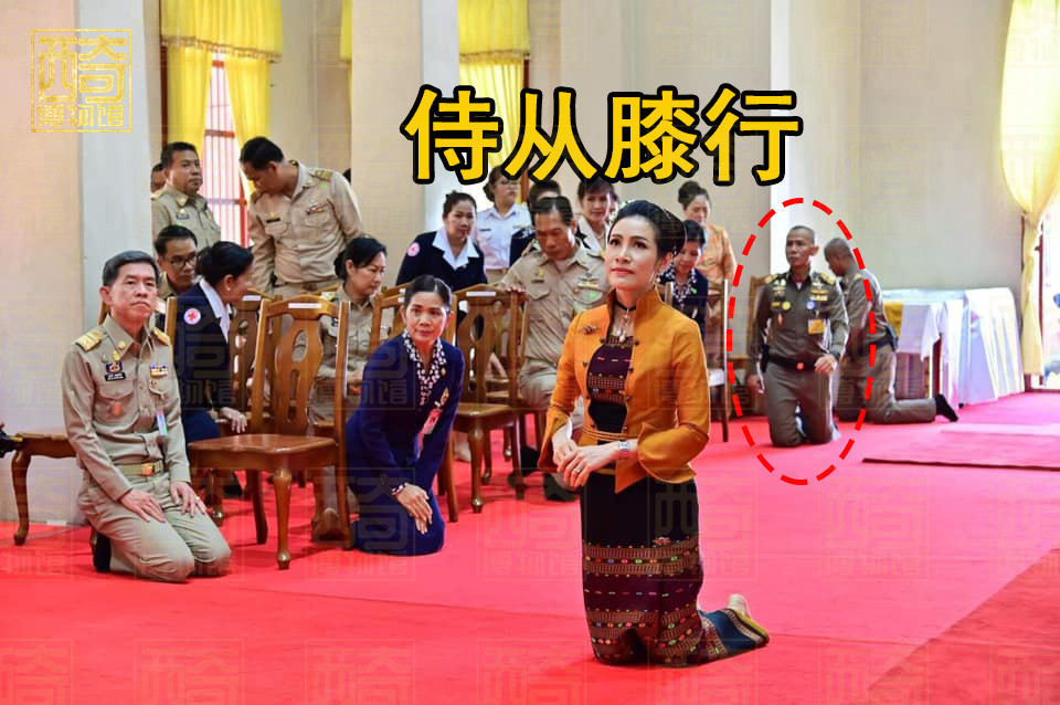 诗妮娜出场犹如大姐头,让侍从跪行,将侍女当扶手,排场愈发讲究_腾讯