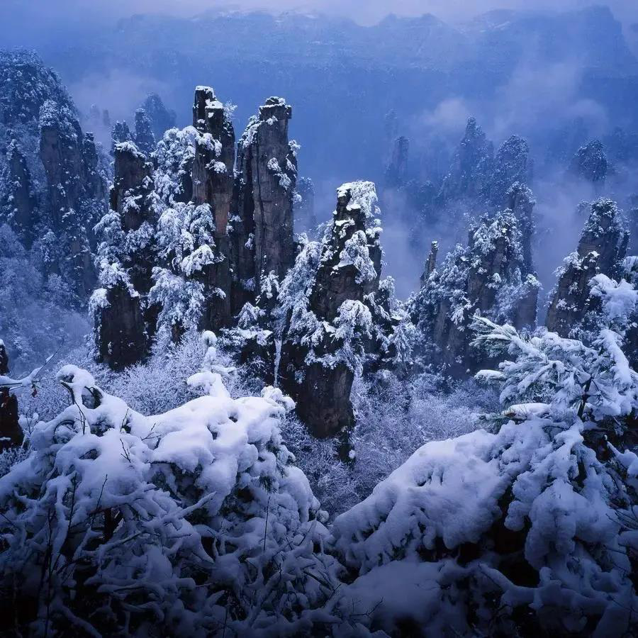 冬至来了 湖南这些超美的雪景你看过几个 腾讯新闻