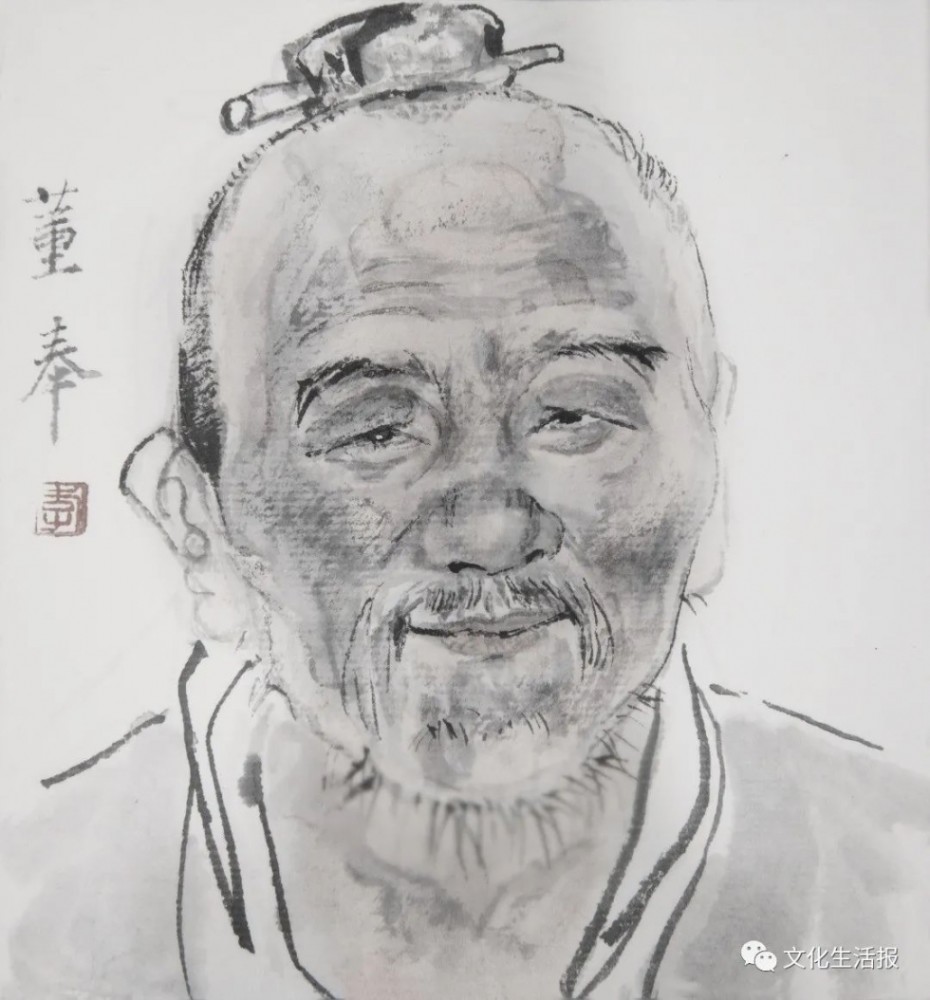 福州首个名人肖像展,60幅画作走进名人精神世界