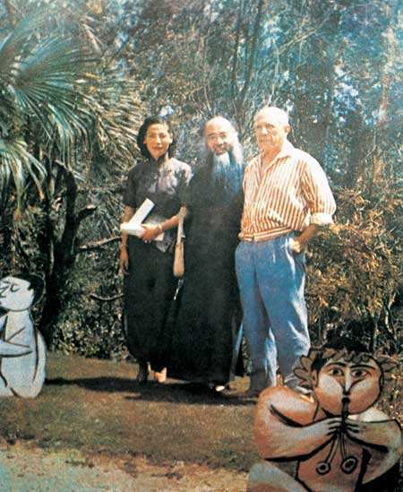 把8个子女留给妻子抚养,自己和女儿同学远走高飞,晚年悔之晚矣|张大千