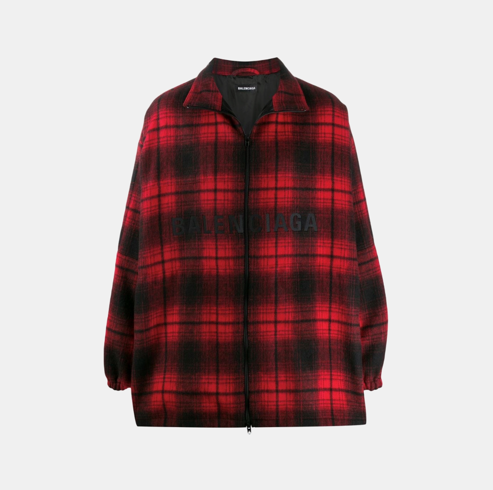 balenciaga 格纹外套
