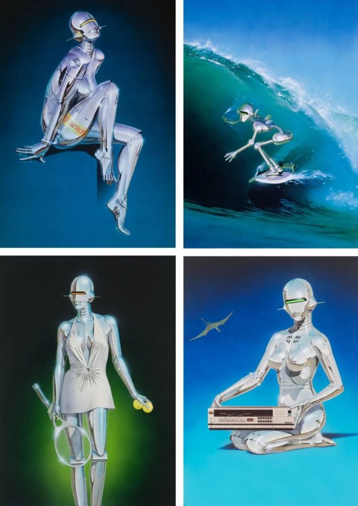 hajime sorayama空山基曾经说过,选择「机器人」作为创作主体,很重要