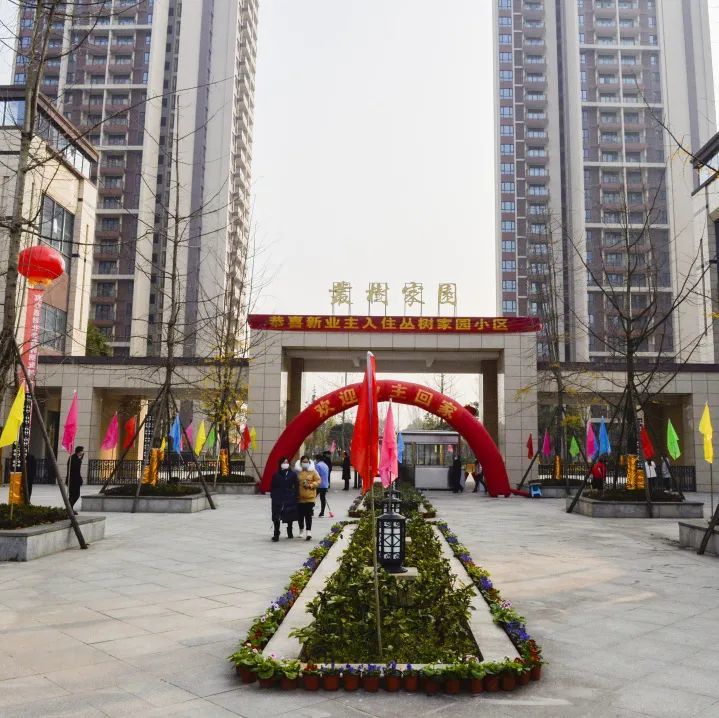 成华住建交冬至时分喜悦相伴丛树家园安置小区分房啦