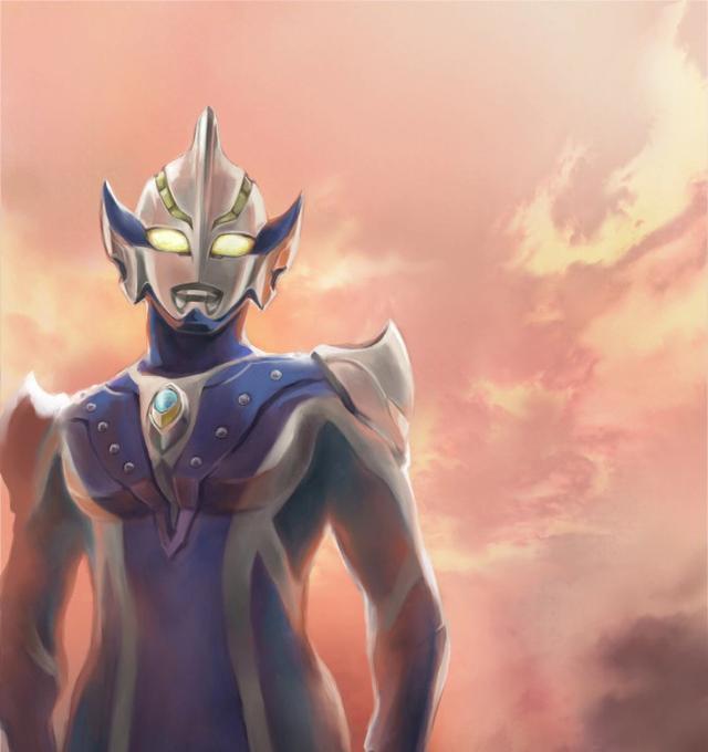 中倍受争议的"光之国科技研发局"的长官,希卡利奥特曼的精美漫画风格