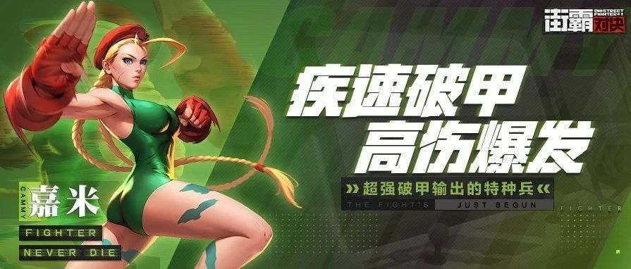 街霸对决格斗家全攻略破甲高伤的特种兵嘉米