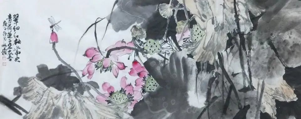 笔简意淡 虚静空灵——天水画家笔下的冬日荷塘