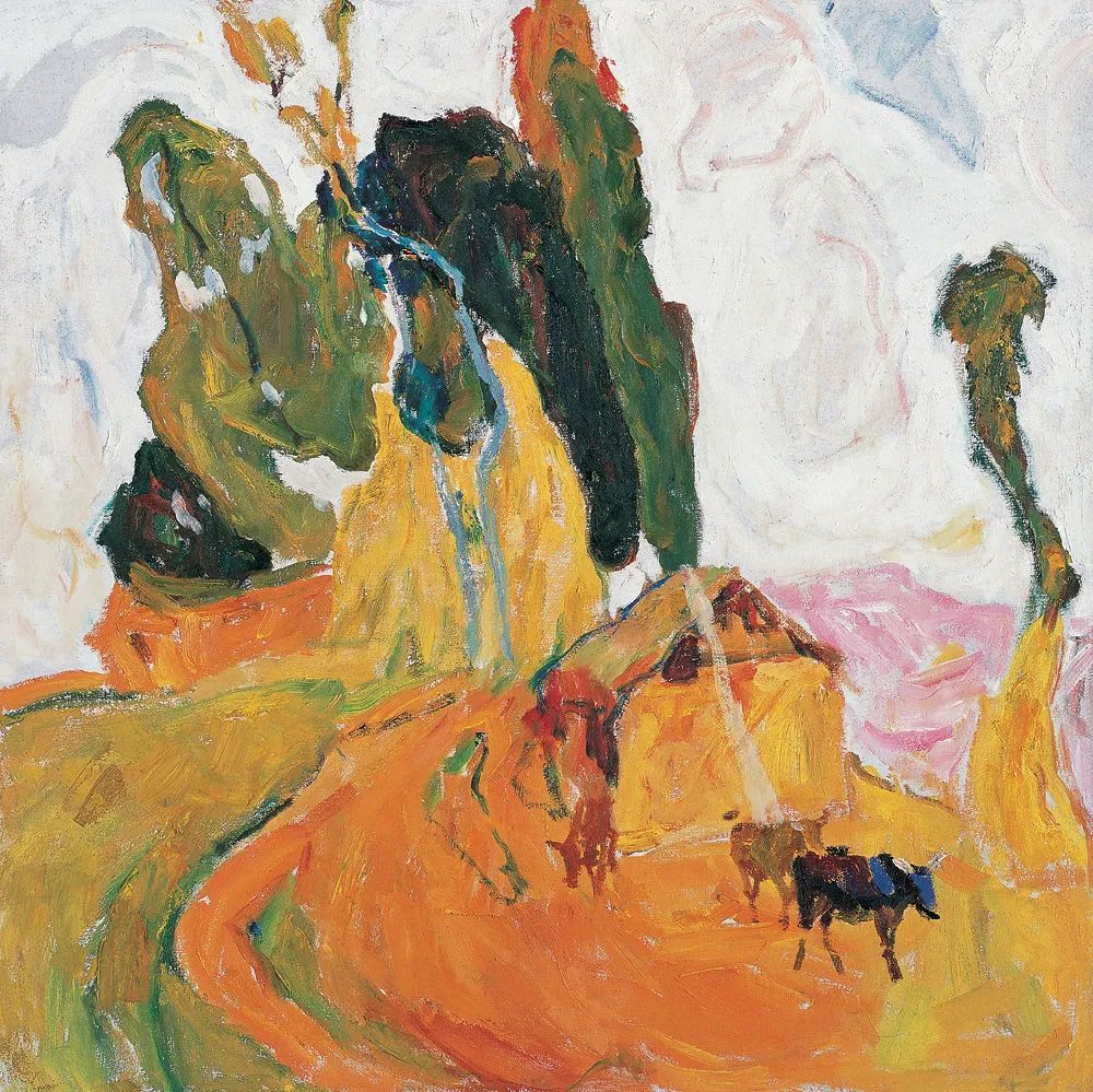 原来中国有这样一个色彩狂放的画家