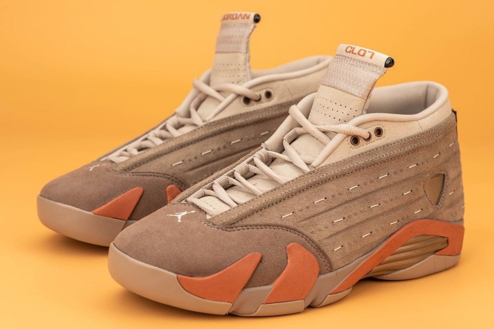 clotxjordanbrandaj14low联名鞋高清照