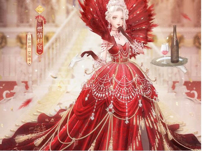 闪耀暖暖红白皇后亮点全在脸上眼神里有星光妆美到极致