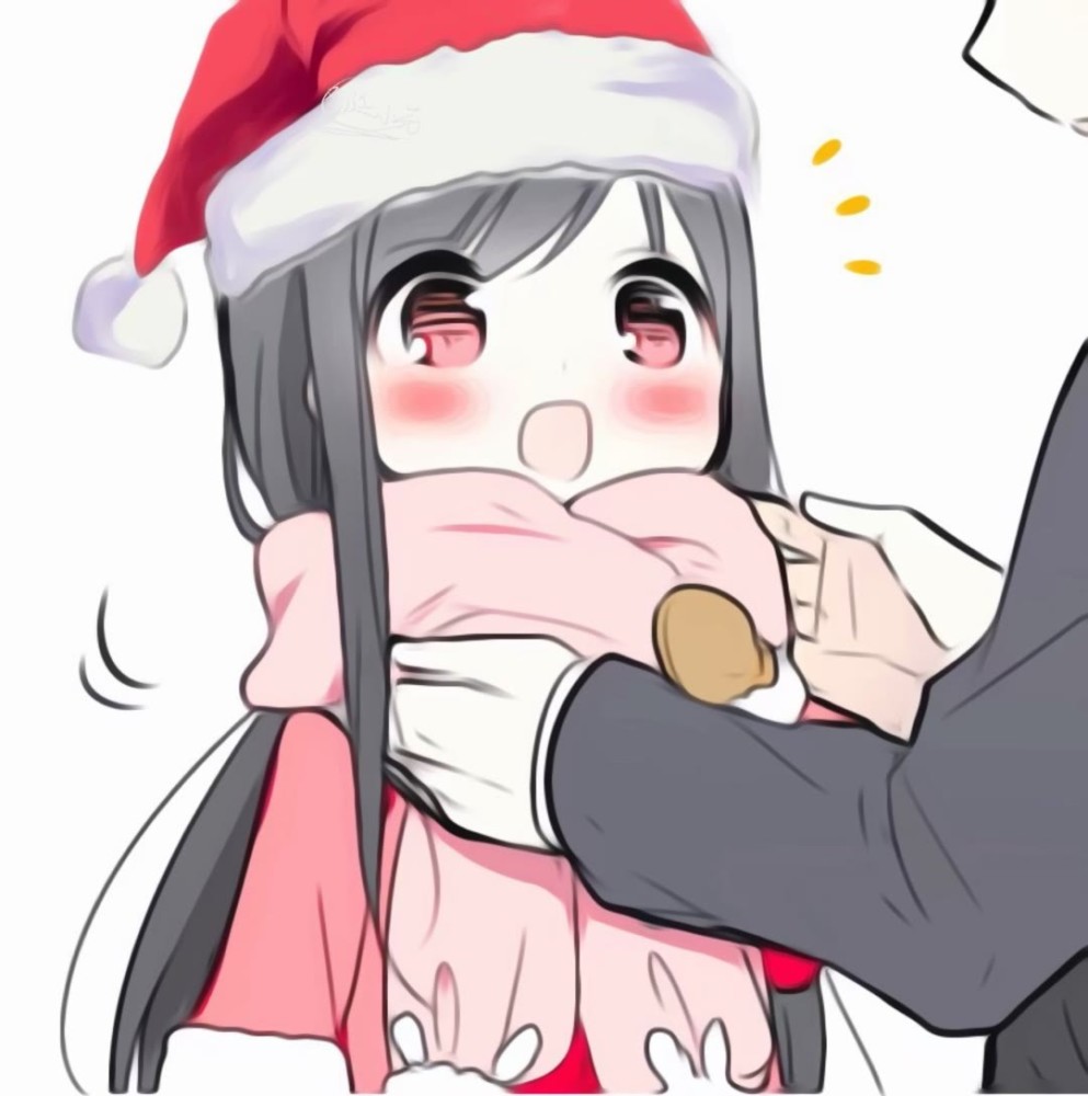 超可爱的圣诞情侣头像