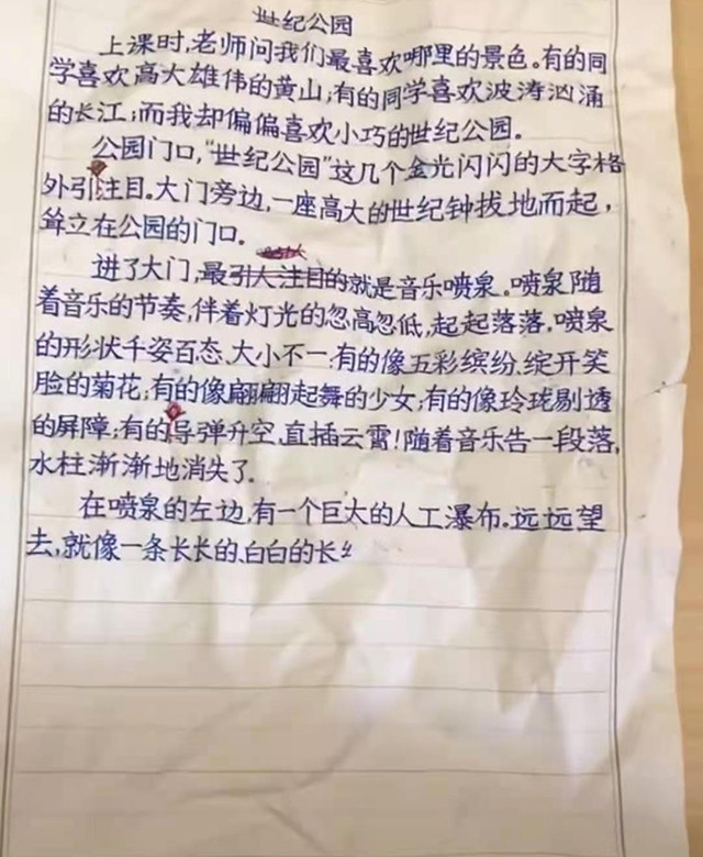 兒子寫作文寫錯一個字就重寫媽媽誇兒子嚴謹網友卻說這是病