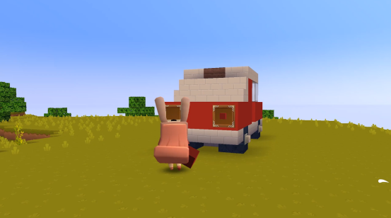 迷你世界:小铃铛vs木鱼,房车挑战,带着家去旅行!_腾讯新闻