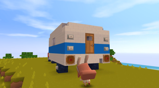 迷你世界:小铃铛vs木鱼,房车挑战,带着家去旅行!_腾讯新闻