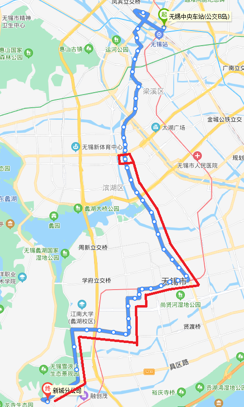 无锡758路公交车路线图图片