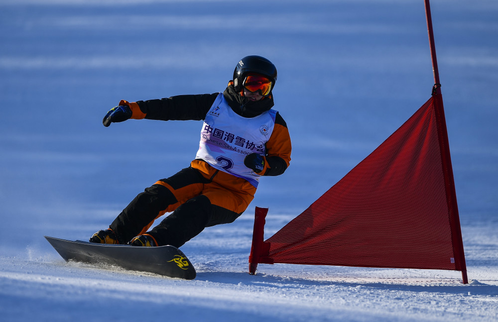 体育单板滑雪第七届中国大学生滑雪挑战赛东北赛区赛况